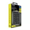 Port Designs Numeric Keypad Bluetooth Rechargeable - 22 klavišų, juoda