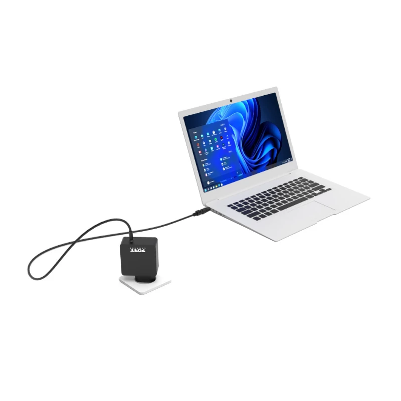 PORT Universal nešiojamojo kompiuterio maitinimo adapteris 65W su 8 antgaliais - juodas