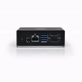 PORT USB-C 11-in-1 Multiport Hub Dockinė stotis - 2x HDMI 4K, 3x USB-A, USB-C PD 100W, RJ45 Gigabit Ethernet, Audio Jack - juoda