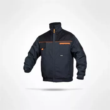 Posejdon XXL trumpas darbo švarkas Grey/Black