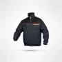 Posejdon XXL trumpas darbo švarkas Grey/Black