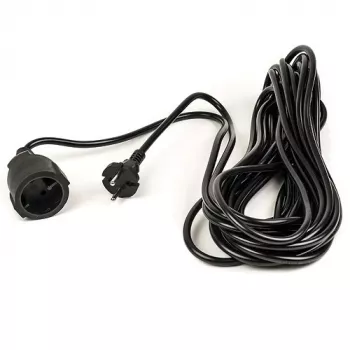 POWER PLANT, LLC 10 m ilgintuvas, 1 lizdas, 2x1,0 mm², baltas, vidaus patalpoms