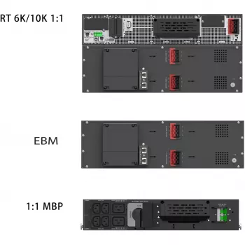 PowerWalker On-Line 10000VA Rack UPS ICR IoT - 10kW dvigubos konversijos, 3U, keičiamos baterijos