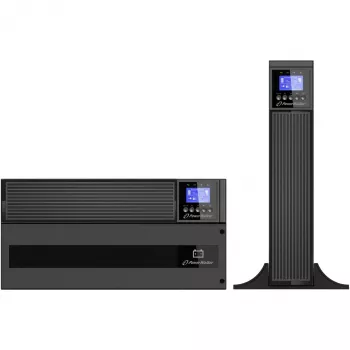 PowerWalker On-Line 10000VA Rack UPS ICR IoT - 10kW dvigubos konversijos, 3U, keičiamos baterijos