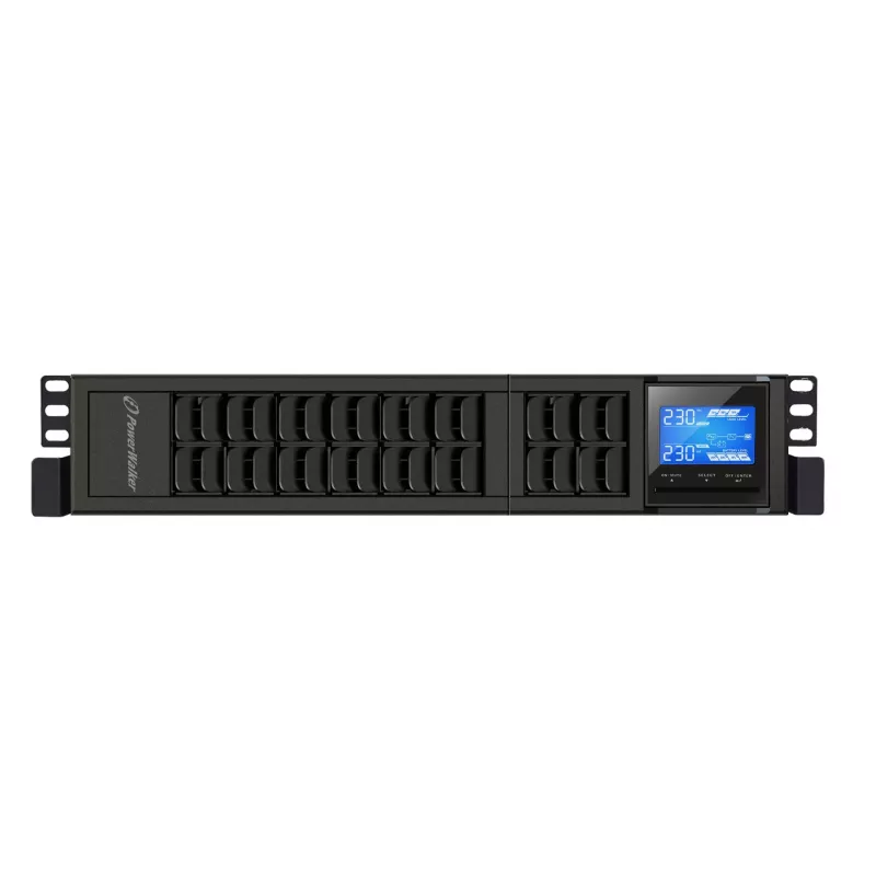 PowerWalker VFI 2000 CRS nepertraukiamo maitinimo šaltinis (UPS) su dviguba konversija (Online), 2 kVA / 1600 W, 4 AC lizdai, Tower
