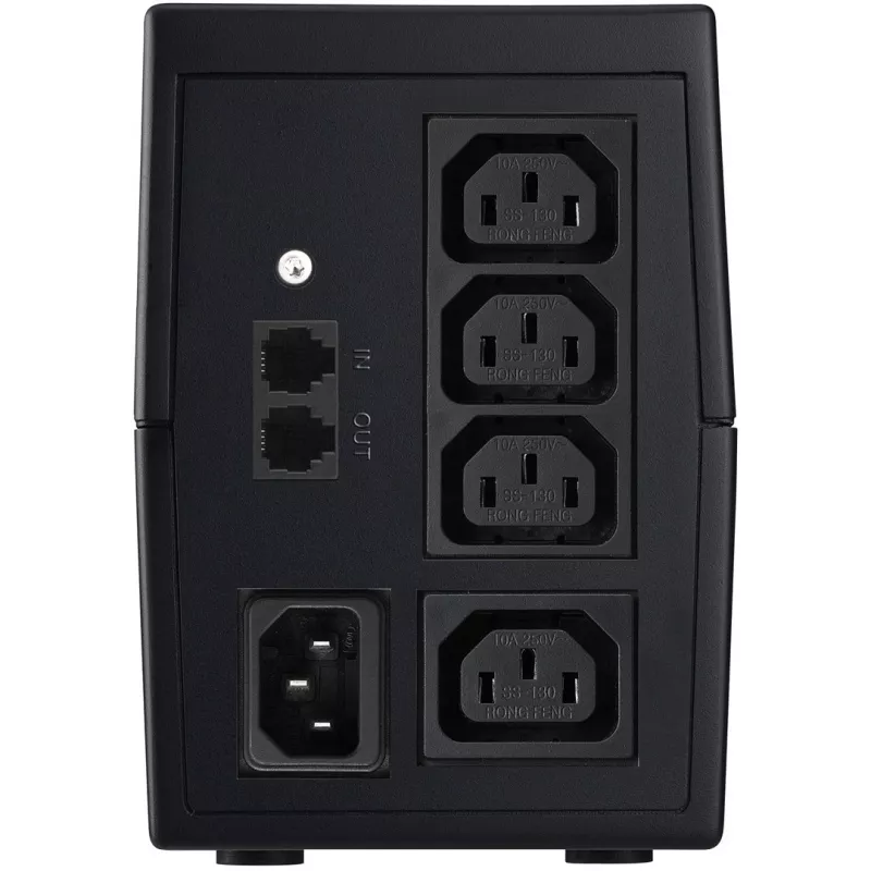 PowerWalker VI 650 SHL IEC linijinės sąveikos UPS – 650 VA / 360 W, bokštinis, 2x IEC C13