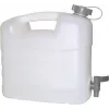 PRESSOL 20 L HDPE kanistras su išpylimo čiaupu, baltas, maistui tinkamas 21167