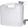 PRESSOL 20 L HDPE kanistras su išpylimo čiaupu, baltas, maistui tinkamas 21167