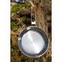 Primus Cookset Campfire Pot Set L – 2 dalių nerūdijančio plieno stovyklavimo indai su kiaurasamčio dangčiu, 4,8 L bendra talpa