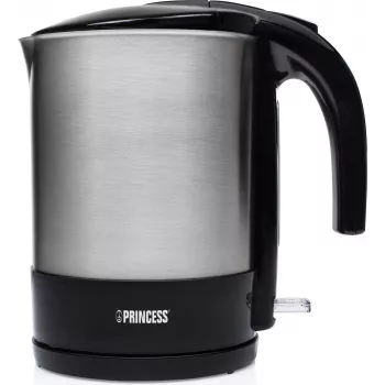 Princess 2892 elektrinis virdulys 1,7L 2200W juodas plastikinis nerūdijančio plieno su vandens lygio indikatoriumi ir apsauga nuo perkaitimo 01.236039.01.001