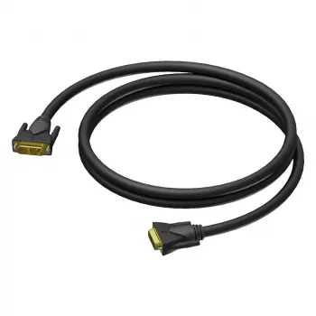 PROCAB CLV140/3 DVI-D Dual Link kabelis 3m – 2560x1600 @60Hz, auksu padengti, dvigubai ekranuotas