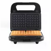 Progress EK6666PVDE 3 in 1 Užkandžių Gaminimo Prietaisas - Vafelinė, Sumuštinių ir Spurgų Gaminimo Mašinėlė, 900W, Juoda