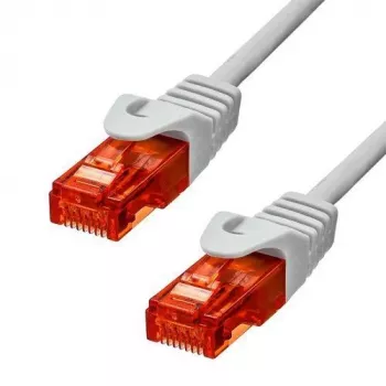 PROXTEND CAT6 U/UTP CU LSZH Ethernet montavimo kabelis, 305 m, baltas, 23 AWG, vientisas varis, 250 MHz, 1 Gbps, vidaus montavimui, ritė