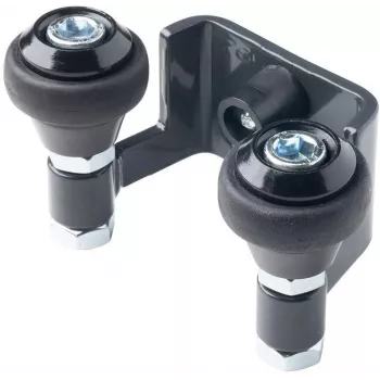 PSG 60.022.7016 Viršutinis vartų kreiptuvas stumdomiems vartams, 42mm ritinėliai, antracito pilka RAL7016