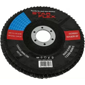 PSG Star Flex T29 125-22 Grit 80 INOX lėkštinis diskas TLI1252280