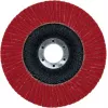 PSG Star Flex T29 SG INOX keraminis žiedlapinis diskas 125 mm, 22,23 mm anga, P40 grūdėtumas, 29 tipo kūginis, nerūdijančiam plienui ir metalui