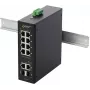 PULSAR ISFG108 Pramoninis PoE komutatorius (8xPoE, 2x SFP, nevaldomas, 240W)