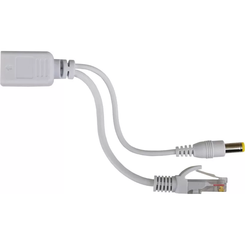 Pulsar P-POE1 pasyvaus PoE adapterių rinkinys su RJ45 jungtimis