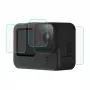 PULUZ PU507 9H Grūdinto stiklo ekrano ir objektyvo apsaugos rinkinys, skirtas GoPro HERO12/11/10 Black – 3 dalių komplektas (priekis, galas, objektyvas)