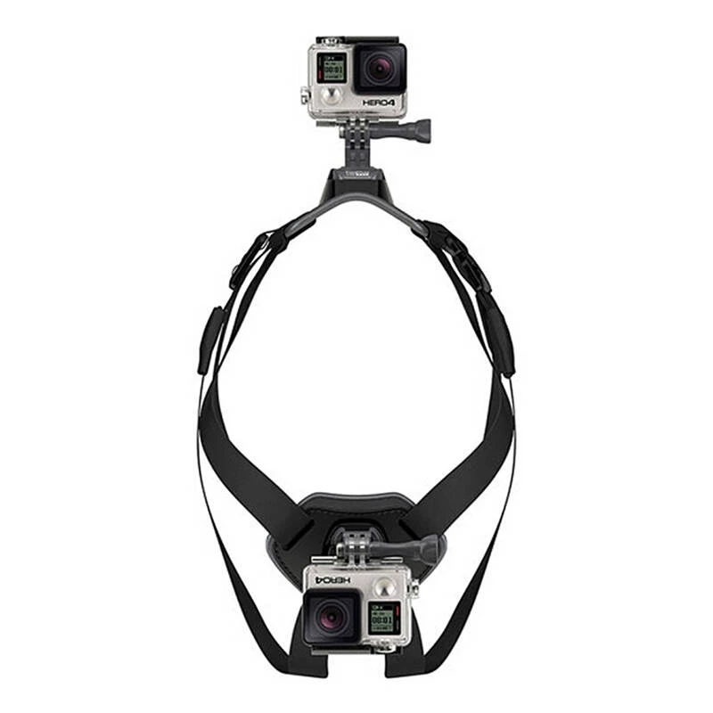 PULUZ Dog Chest Strap for Action Cameras (GoPro, Insta360, DJI Action) - Black