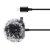 PULUZ Jack Tie Microphone with Clip PU425 1,5m USB-C