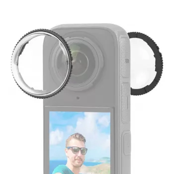 PULUZ PC apsauginis lęšių dangtelis, skirtas Insta360 X4