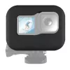 PULUZ apsauginis rėmelis GoPro HERO12/11/10/9 juodas – atviras dizainas, cold shoe laikikliai, užsegamas montavimas