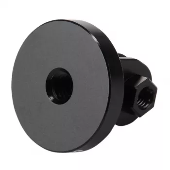 PULUZ PU145B CNC aliuminio adapteris veiksmo kameroms su 1/4 inch trikojo sriegiu, juodas