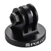 PULUZ PU145B CNC aliuminio adapteris veiksmo kameroms su 1/4 inch trikojo sriegiu, juodas