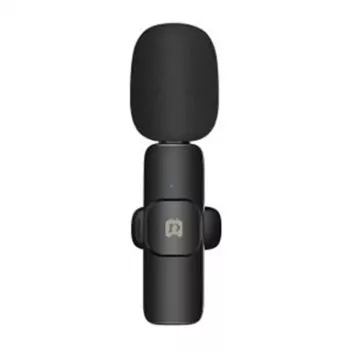 PULUZ PU3082B belaidis lavalier mikrofonas su USB-C imtuvu, 2.4GHz, įvairiakryptis, 20m veikimo atstumas, išmaniesiems telefonams ir planšetėms