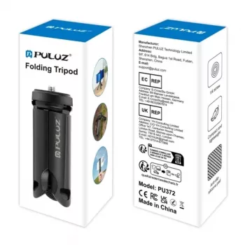 PULUZ PU372 Sulankstomas Tripodas Mobiliesiems Telefonams