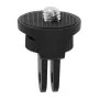 PULUZ PU704B Reguliuojamas 1/4 inch sriegio laikiklio adapteris veiksmo kameroms (juodas)