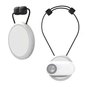 Puluz PU889W magnetinis laikiklis Insta360 GO 3 / GO 3S (baltas) – patikimas veiksmo kameros laikiklis
