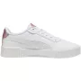 PUMA Carina 2.0 GirlPower moteriški sportbačiai - Puma White-Puma Black-Pink - UK 4.5 / EU 37.5