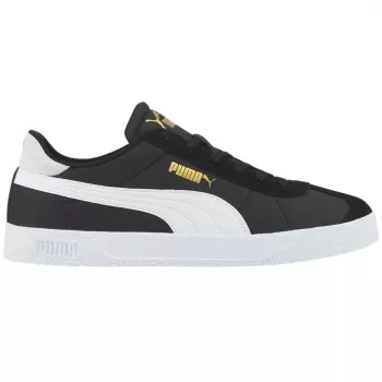 PUMA Club Nylon vyriški sportbačiai juodi balti 384822 04
