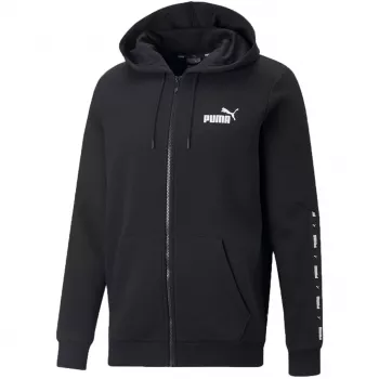 PUMA ESS+ Tape pilnai užsegamas gobtuvas FL Puma Black