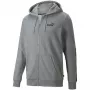 PUMA ESS+ Tape Full-Zip Hoodie TR vyriškas, vidutinio pilkumo melanžas