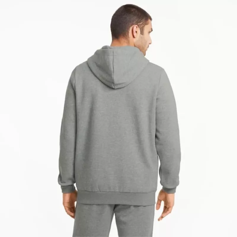 PUMA ESSENTIALS moteriškas vilnos gobtuvas su gobtuvu, vidutinio pilkumo, S dydis