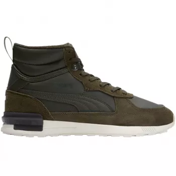 PUMA Graviton Mid vyriški sportbačiai - Forest Night / Puma Black / Gum