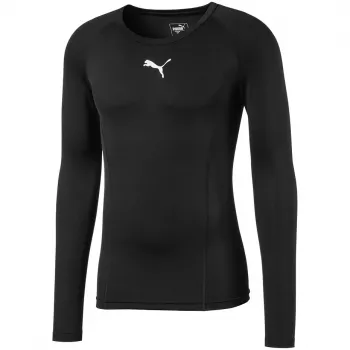 PUMA Liga Baselayer Tee LS vyriški ilgomis rankovėmis treniruočių marškinėliai, juodi, M dydis
