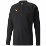 PUMA Vyriškas 1/4 užtrauktuko treniruočių gobtuvas, juodas, S dydis - dryCELL drėgmę sugerianti technologija, sportinis kirpimas