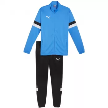 PUMA vyriškas sportinis kostiumas Team Rise Electric Blue Lemonade / Puma Black, dydis L