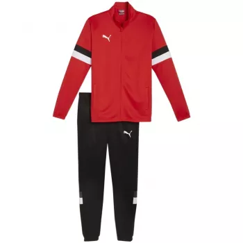 PUMA vyriškas Team Rise sportinis kostiumas Raudonas/Juodas, dydis S