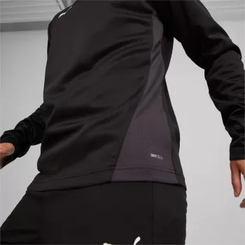 Puma vyriški TeamGoal Training 1/4 užtrauktuku viršutiniai marškinėliai - Puma Black - Dydis M
