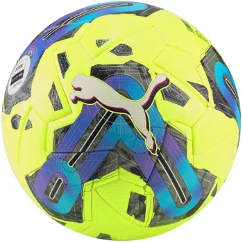Puma Orbita 1 TB FIFA Quality Pro rungtynių futbolo kamuolys 5 dydis geltona/mėlyna/juoda