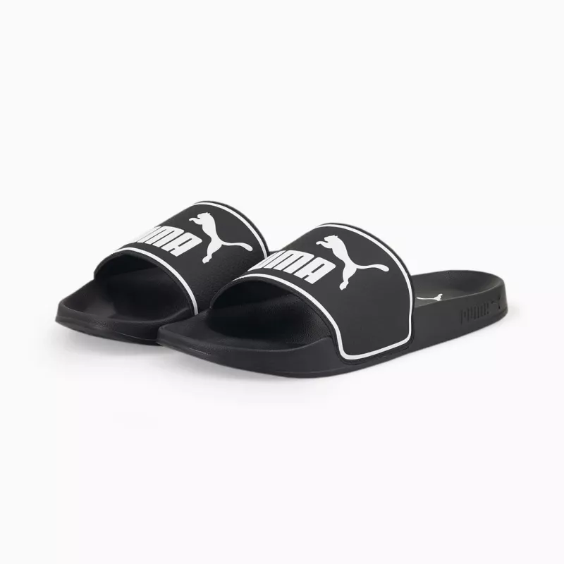 PUMA Popcat vyriškos šlepetės juodos/baltos (EU 42)