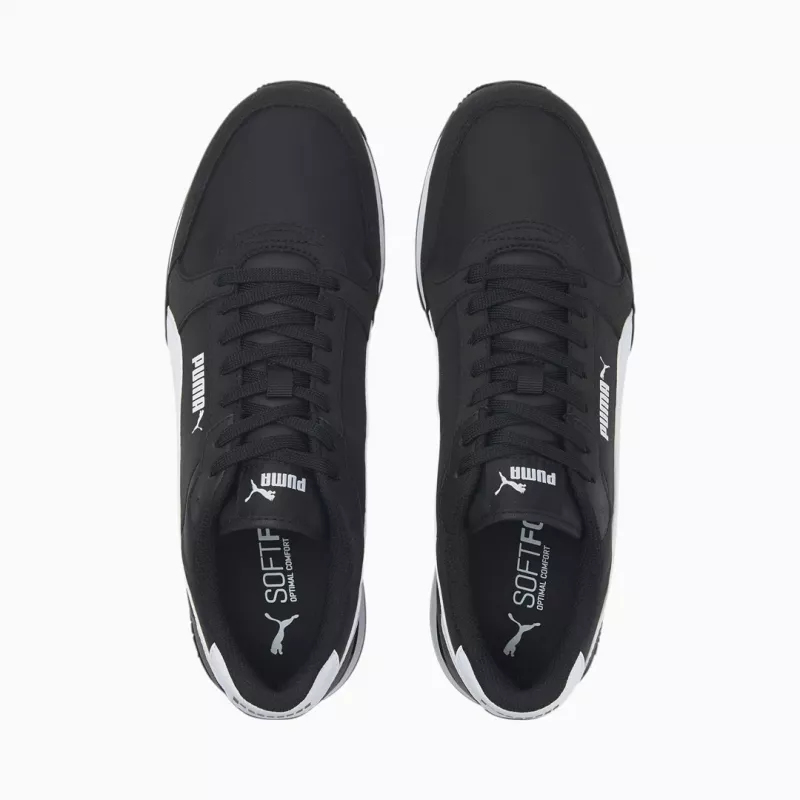 PUMA R78 vyriški laisvalaikio sportbačiai juodi balti