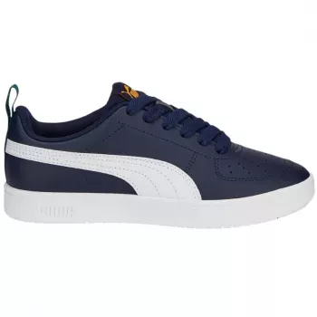 PUMA Rickie Jr vaikiški sportbačiai tamsiai mėlyni balti 38.5