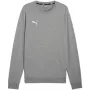Puma Team Goal Casuals megztinis apvalia iškirpte, pilkas, 658592 33 XL