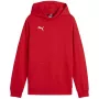 Puma Team Goal Casuals džemperis su gobtuvu raudonas 658619 01 152cm